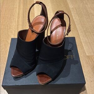 Rebecca Minkoff Megan Black and Brown Women's Shoes